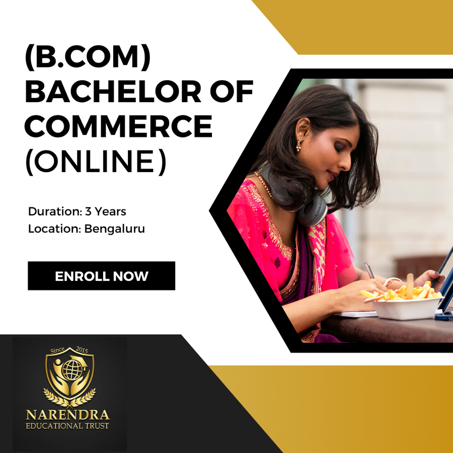 Admission Open for B.Com (Online) at Narendra Academy, Bengaluru/Bangalore